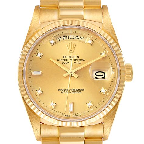 gold men rolex day date